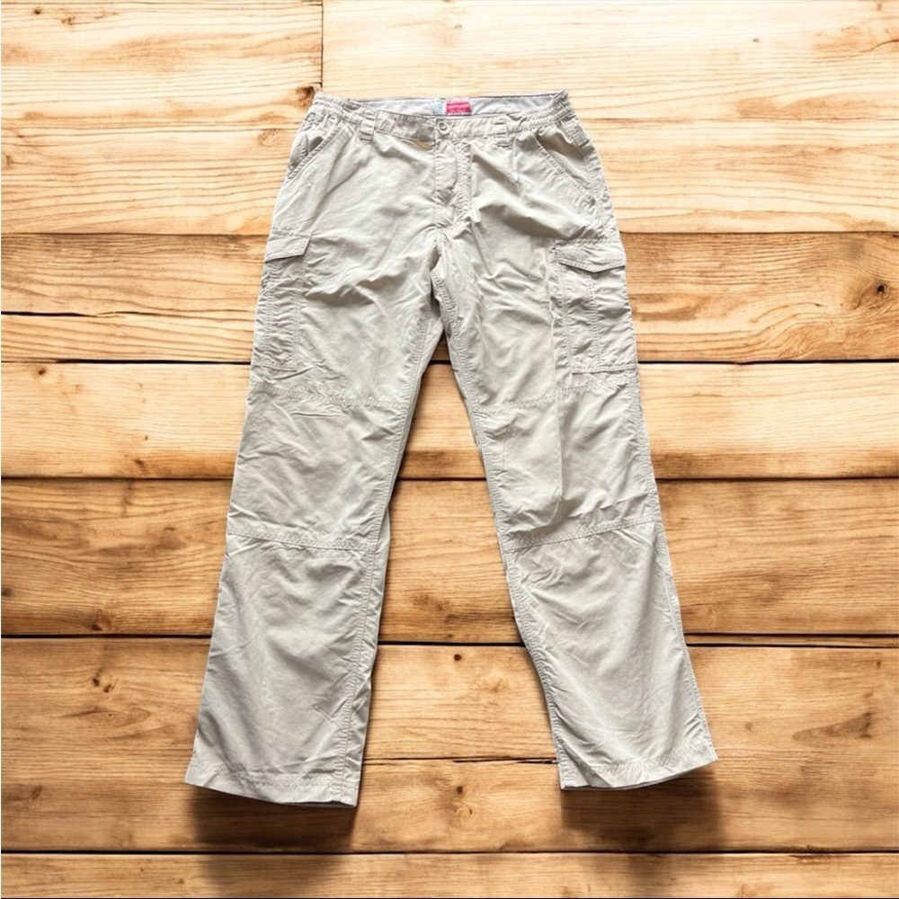 CRAGHOPPERS Cargo Khaki Outdoor Pants Insect Shield Mens 36 Regular